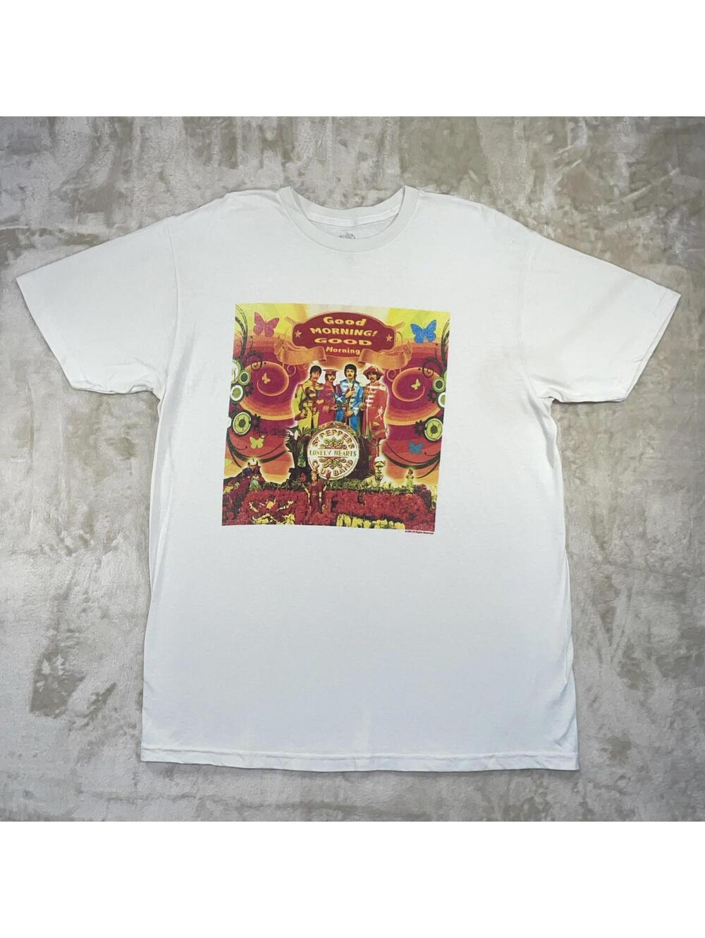 Radio Days The Beatles S’ Peppers Lonely Hearts Men’s White Sz XL T-Shirt NWOT